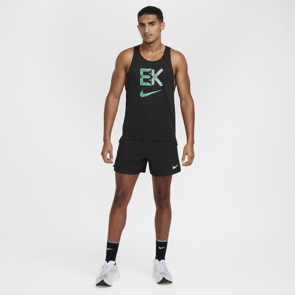 Nike Fast Kipchoge Tank - Black/Stadium Green/Reflective Silver