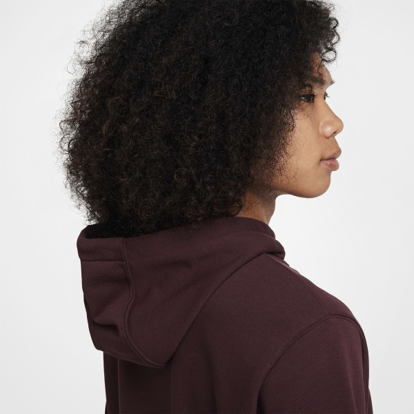 Nike Swoosh Logo Sudadera - Burgundy Crush/Black