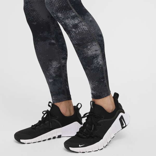 Nike Pro Camo Long Tights - Jade Horizon/Reflective Silver