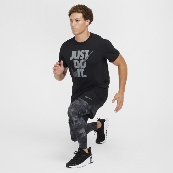 Nike Pro Camo Long Tights - Jade Horizon/Reflective Silver