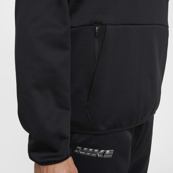 Nike Therma-FIT Felpa - Black//White