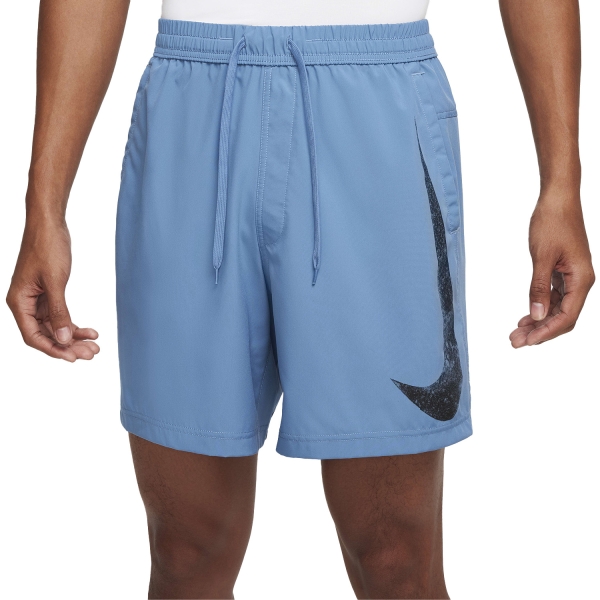 Pantaloncino Running Uomo Nike Nike Form Swoosh 7in Pantaloncini  Aegean Storm/Black  Aegean Storm/Black 