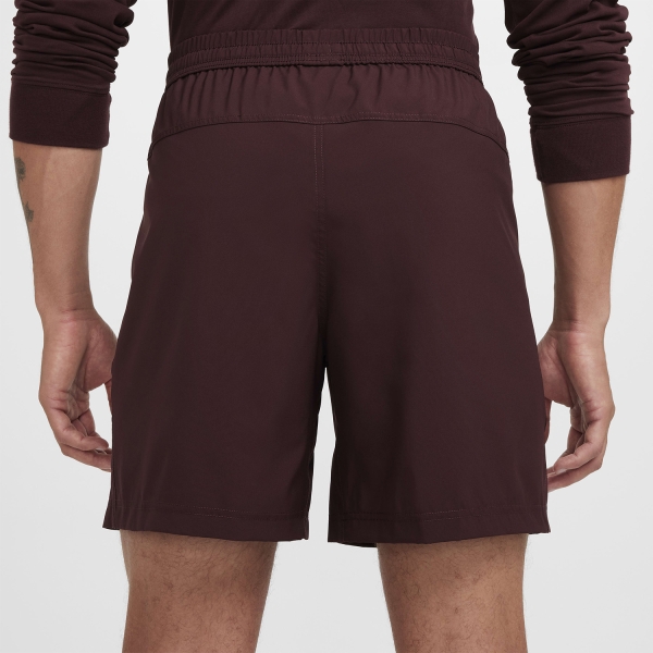 Nike Form Swoosh 7in Pantaloncini - Burgundy Crush/Black