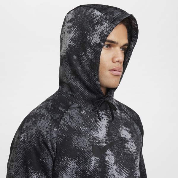 Nike Therma-FIT Camo Felpa - Black