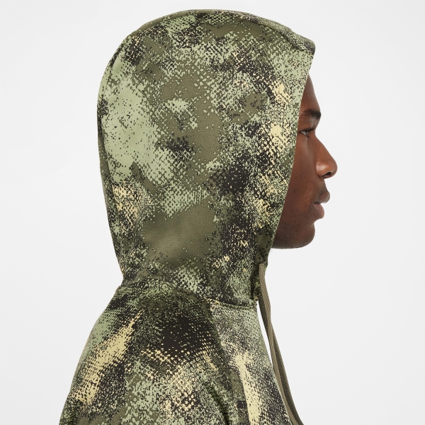 Nike Therma-FIT Camo Hoodie - Oil Green/Medium Olive/Black