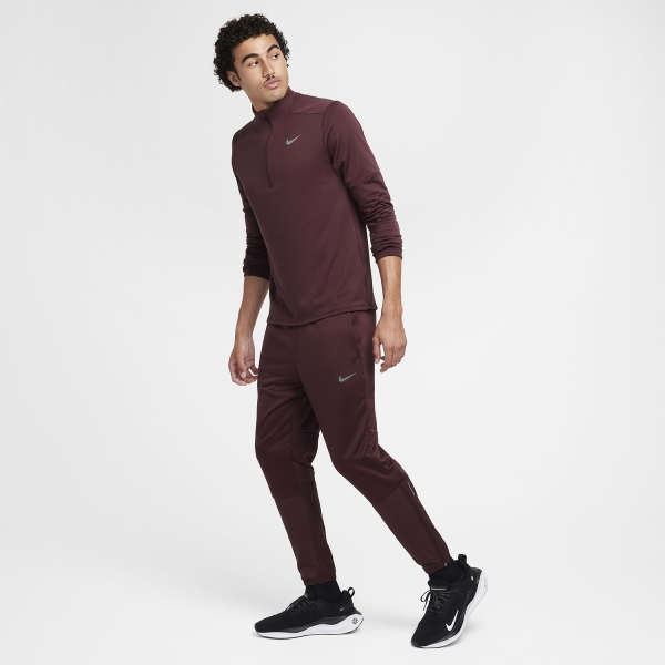 Nike Sphere Challenger Pantalones - Burgundy Crush/Black/Reflective Silver
