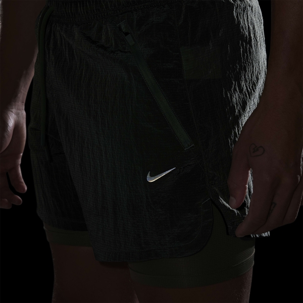 Nike Stride 5in Shorts - Jade Horizon/Reflective Silver