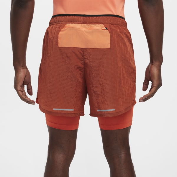 Nike Stride 5in Shorts - Light Wild Mango/Reflective Silver