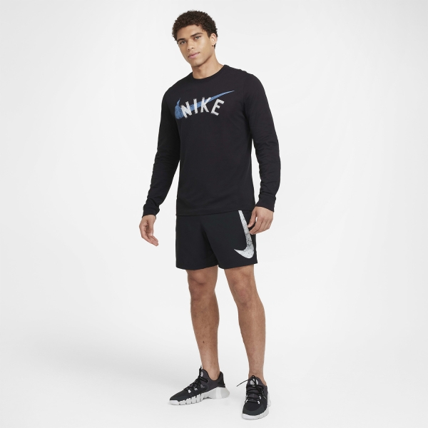 Nike Dri-FIT Graphic Camisa - Black