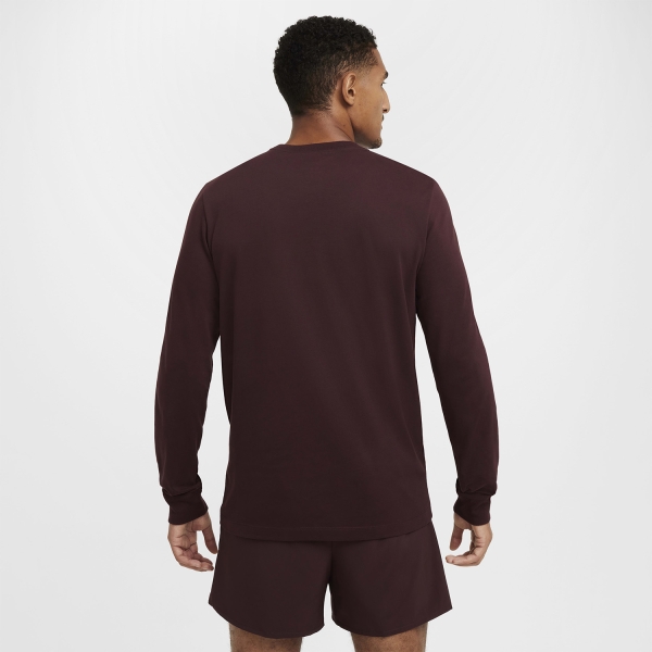 Nike Dri-FIT Graphic Shirt - Burgundy Crush