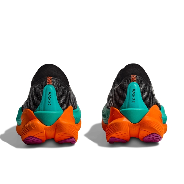 Hoka Mach X 2 - Black/Electric Aqua