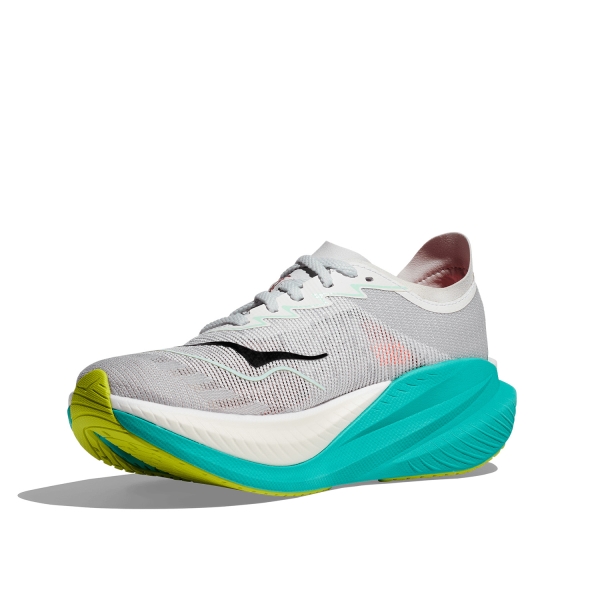 Hoka Mach X 2 - Frost/Electric Aqua