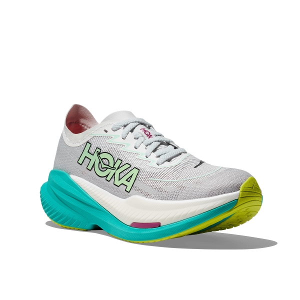 Hoka Mach X 2 - Frost/Electric Aqua