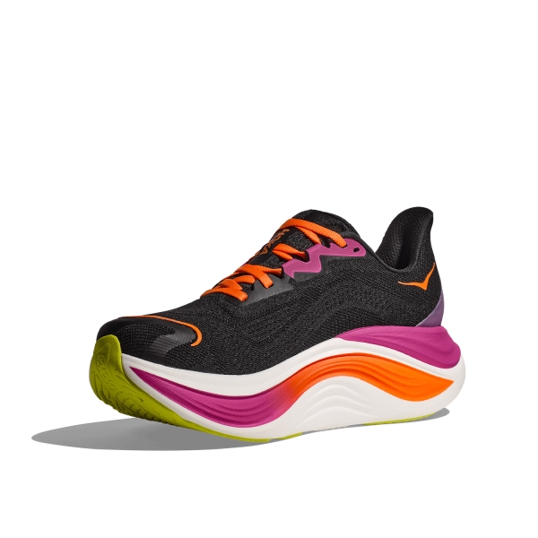 Hoka Skyward X - Black/Electric Aqua