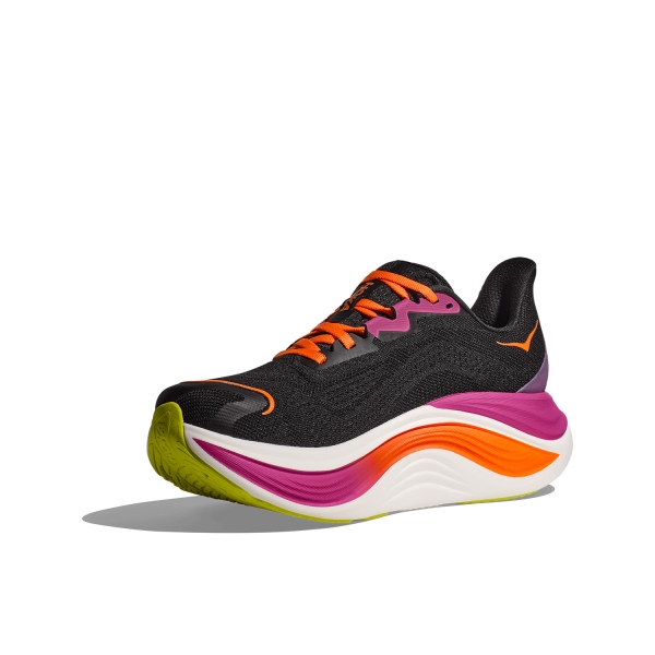 Hoka Skyward X - Black/Electric Aqua