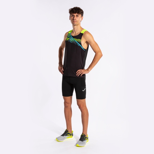 Joma Elite X Top - Black/Fluor Yellow