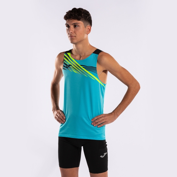 Joma Elite X Top - Fluor Turquoise/Black