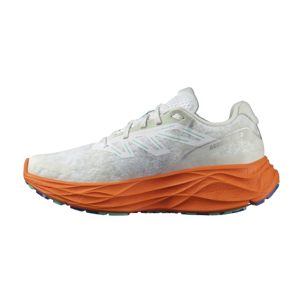 Salomon Aero Glide 2 - White/Cherry Tomato/Electric Green