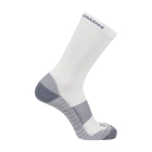 Salomon Aero Crew Socks - White/Quarry/Quiet Shade