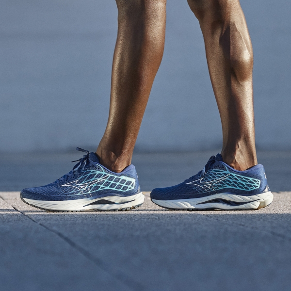 Mizuno Wave Inspire 20 - Estate Blue/White/River Blue
