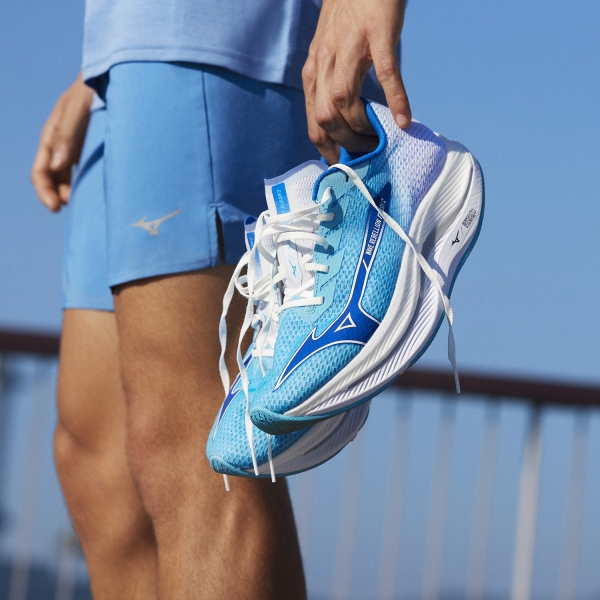 Mizuno Wave Rebellion Flash 2 - River Blue/Mugen Blue/White