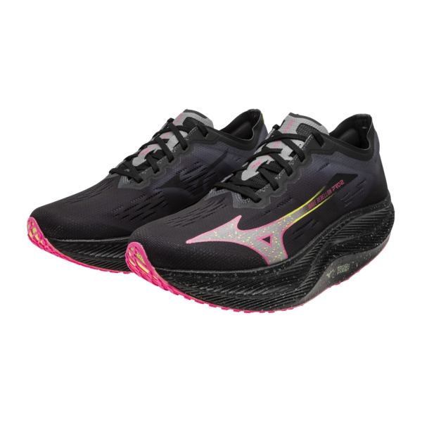 Mizuno Wave Rebellion Pro 2 - Black/Silver/Pink Tetra
