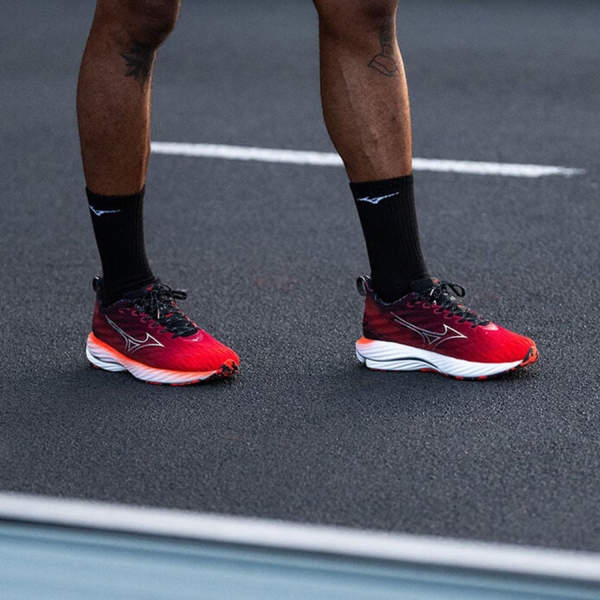Mizuno Wave Rider 28 - Igniton Red/Silver/Black