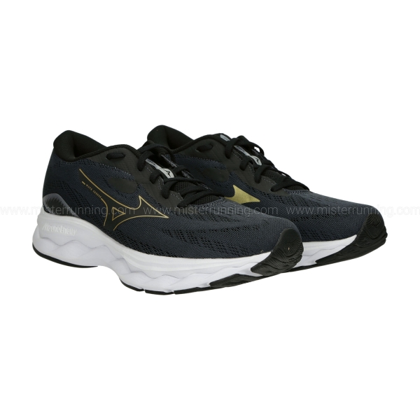 Mizuno Wave Serene Men s Running Shoes Ebony Golden Halo