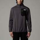 The North Face Crest Maglia - Anthracite Grey/TNF Black