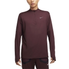 Nike Dri-FIT Element Logo Maglia - Burgundy Crush/Reflective Silver