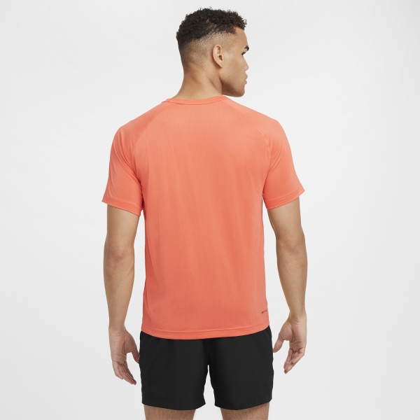 Nike Dri-FIT Ready Camiseta - Light Wild Mango/Black