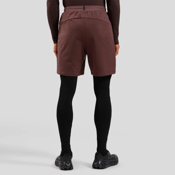 Odlo Zeroweight Insulator 8in Pantaloncini - Fudge