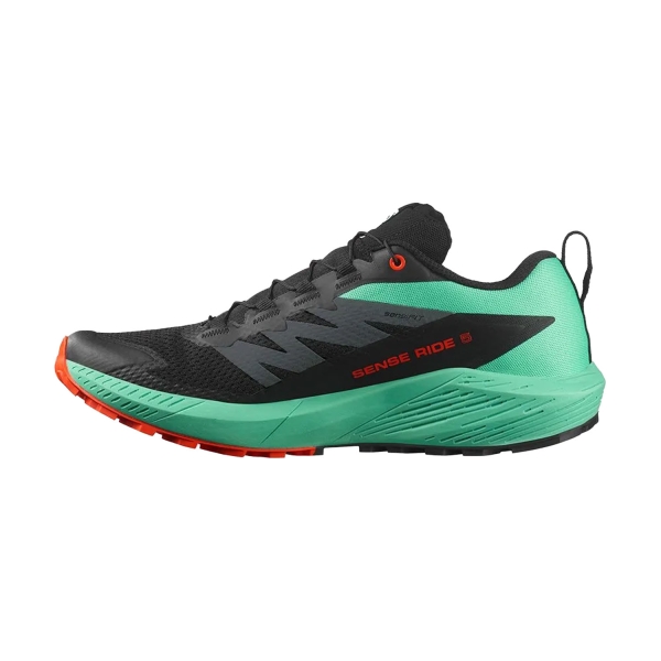 Salomon Sense Ride 5 - Black/Bay/Cherry Tomato