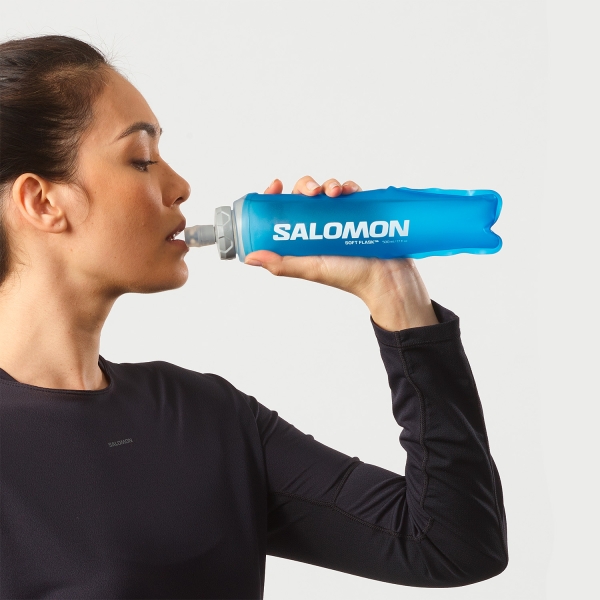 Salomon Ultra 42 500 ml Cantimplora - Clear Blue