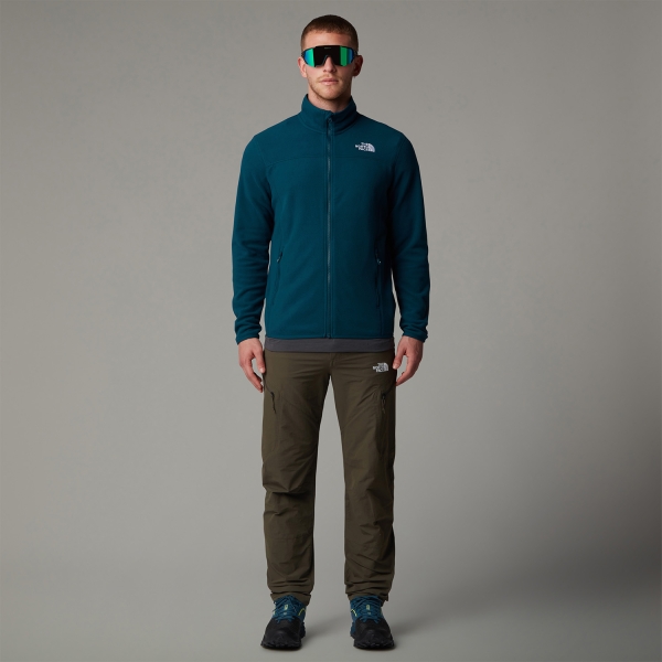 The North Face Glacier Logo Chaqueta - Midnight Petrol