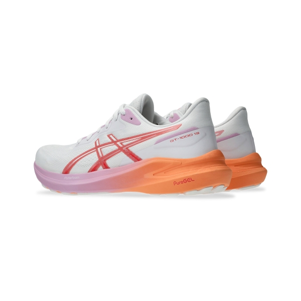 Asics GT 1000 13 - White/Coral Reef