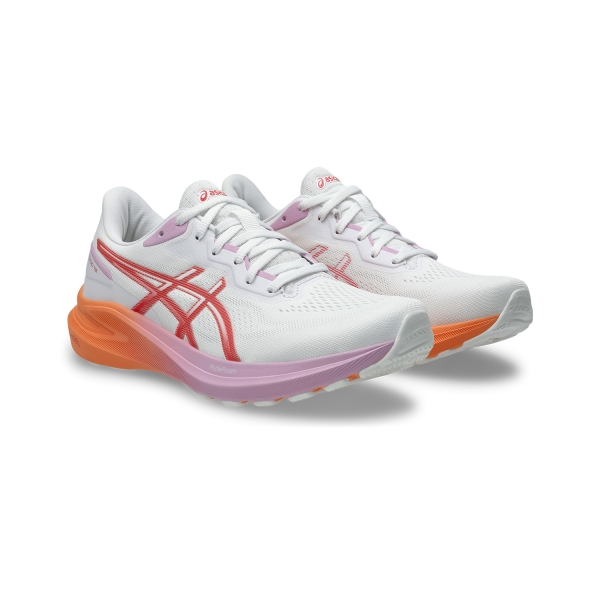 Asics GT 1000 13 - White/Coral Reef