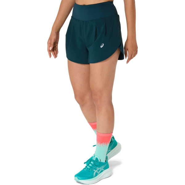 Asics Road 3.5in Shorts - Saxon Green