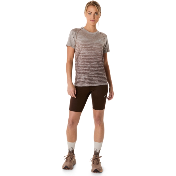 Asics Road High Waist 8in Sprinter Shorts - Coffee
