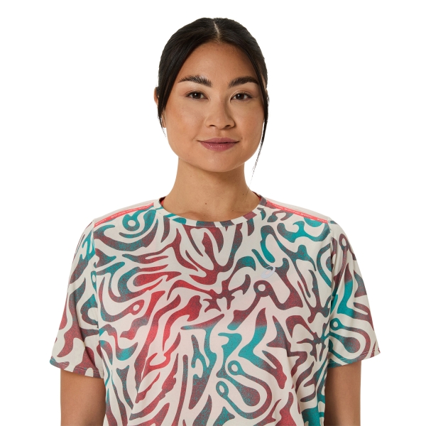 Asics Road All Over Print Camiseta - Birch