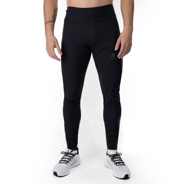 Pantaloni e Tights Running Uomo Odlo Zeroweight Pantaloni  Black 32288215001
