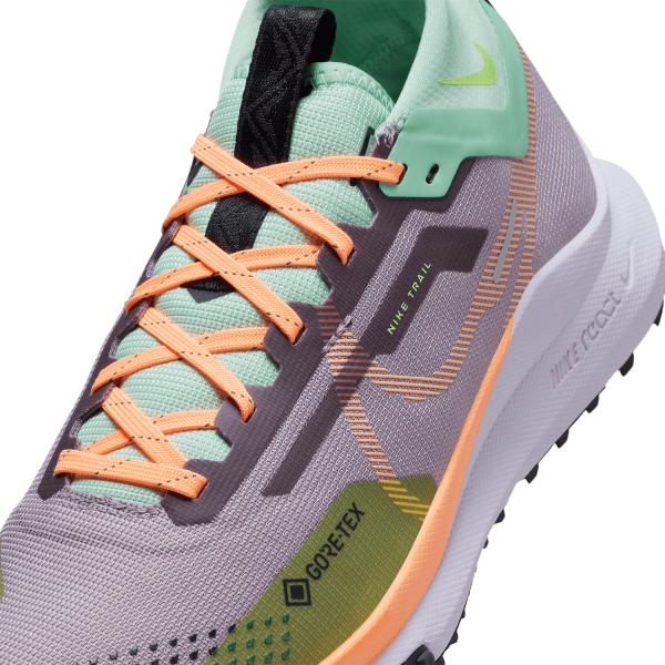 Nike React Pegasus Trail 4 GTX - Purple Smoke/Peach Cream/Enamel Green