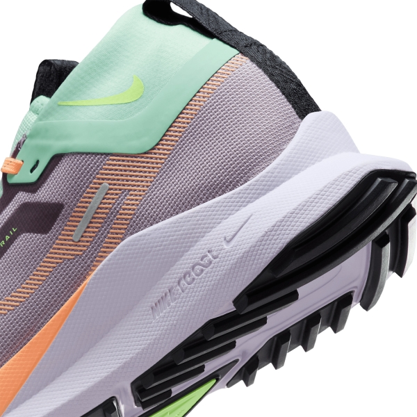 Nike React Pegasus Trail 4 GTX - Purple Smoke/Peach Cream/Enamel Green