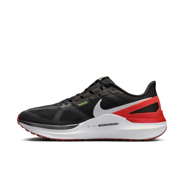 Nike Air Zoom Structure 25 - Black/White/Picante Red/Anthracite