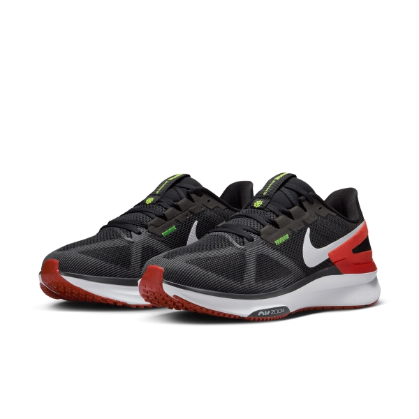 Nike Air Zoom Structure 25 - Black/White/Picante Red/Anthracite