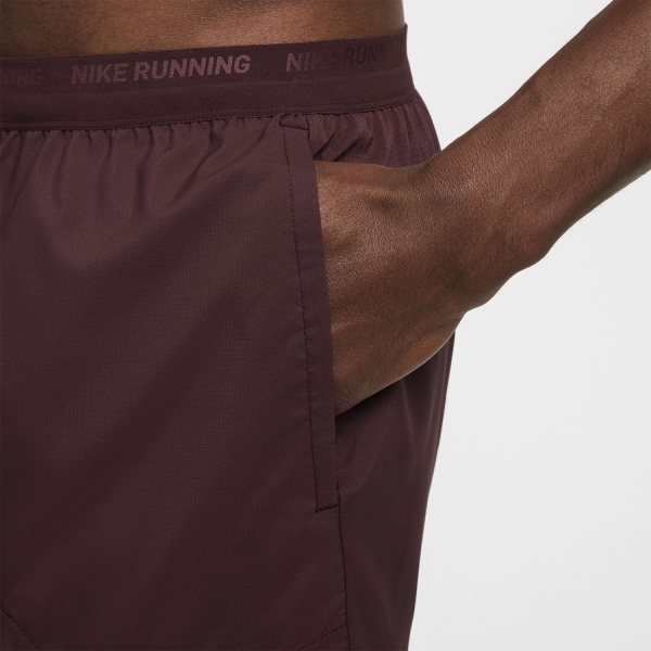 Nike Dri-FIT Stride 7in Shorts - Burgundy Crush/Black/Reflective Silver