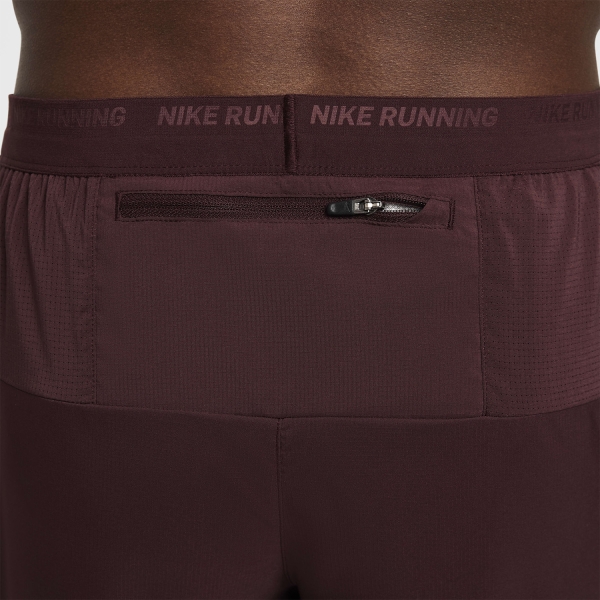 Nike Dri-FIT Stride 7in Shorts - Burgundy Crush/Black/Reflective Silver
