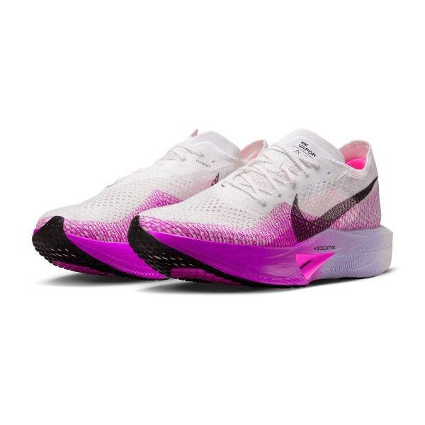 Nike ZoomX Vaporfly Next% 3 - White/Black/Vivid Purple/Purple Agate