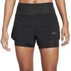 Nike Dri-FIT Swift 2 in 1 3in Shorts - Black/Reflective Silver