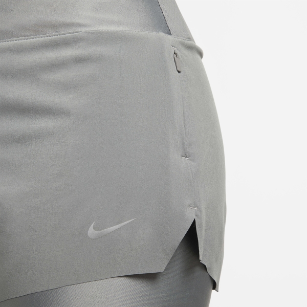 Nike Dri-FIT Swift 2 in 1 3in Shorts - Smoke Grey/Reflective Silver